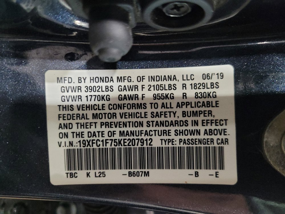 Used 2019 Honda Civic EX-L image 33