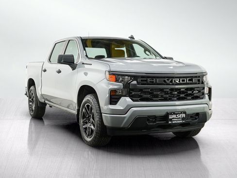 Used 2024 Chevrolet Silverado 1500 Custom w/ Turbomax Blackout Package AWD/4WD image 7