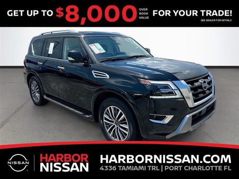 Used 2024 Nissan Armada SL w/ Captain's Chairs Package RWD image 1