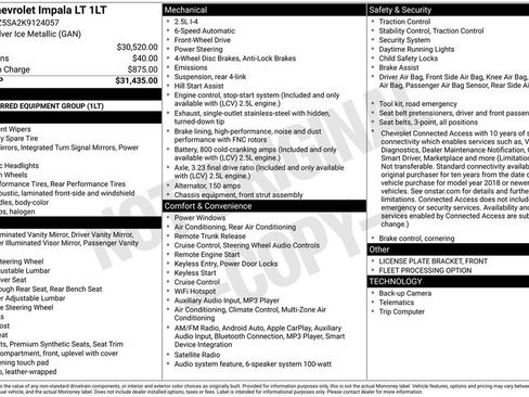 Used 2019 Chevrolet Impala LT image 3