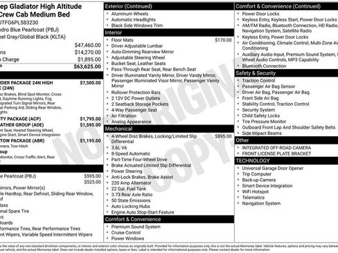 Used 2023 Jeep Gladiator Overland AWD/4WD image 19