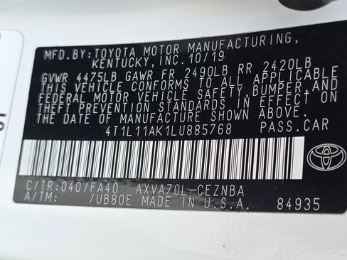Used 2020 Toyota Camry LE w/ Convenience Package FWD image 33