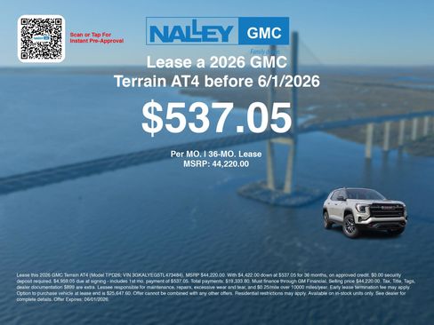 New 2026 GMC Terrain AT4 w/ Convenience Package III AWD/4WD image 3