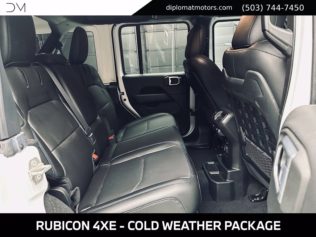 Used 2023 Jeep Wrangler Unlimited Rubicon 4xe w/ Cold Weather Group AWD/4WD image 21