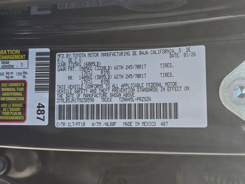 New 2026 Toyota Tacoma SR5 image 34