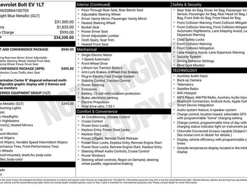 Used 2022 Chevrolet Bolt LT FWD image 2
