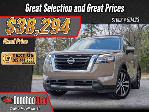 Used 2024 Nissan Pathfinder Platinum w/ Cargo Package FWD image 1