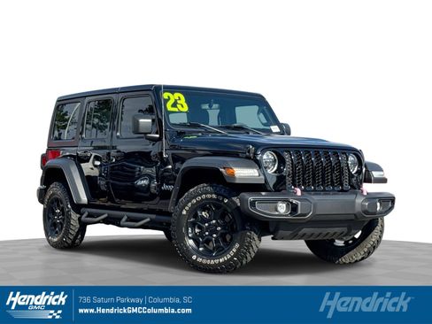 Used 2023 Jeep Wrangler Unlimited w/ 8.4" Radio Group image 1
