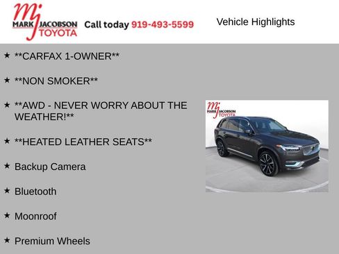 Used 2023 Volvo XC90 B6 Plus w/ Protection Package Premier image 5