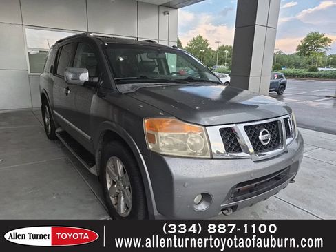 Used 2014 Nissan Armada Platinum w/ 2nd Row Captain Seat Package RWD image 1