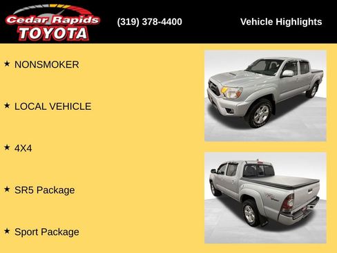 Used 2012 Toyota Tacoma 4x4 Double Cab image 14
