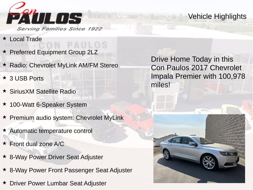 Used 2017 Chevrolet Impala Premier FWD image 7