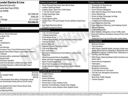 Used 2023 Hyundai Elantra N Line FWD image 46