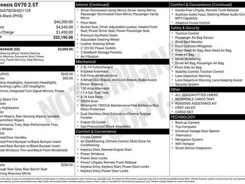 Used 2025 Genesis GV70 2.5T w/ Select Package image 2