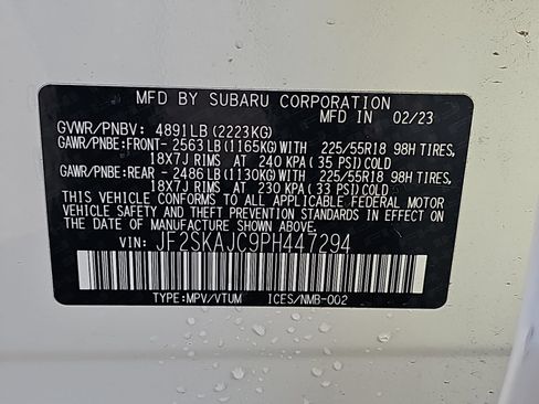 Used 2023 Subaru Forester Sport AWD/4WD image 16