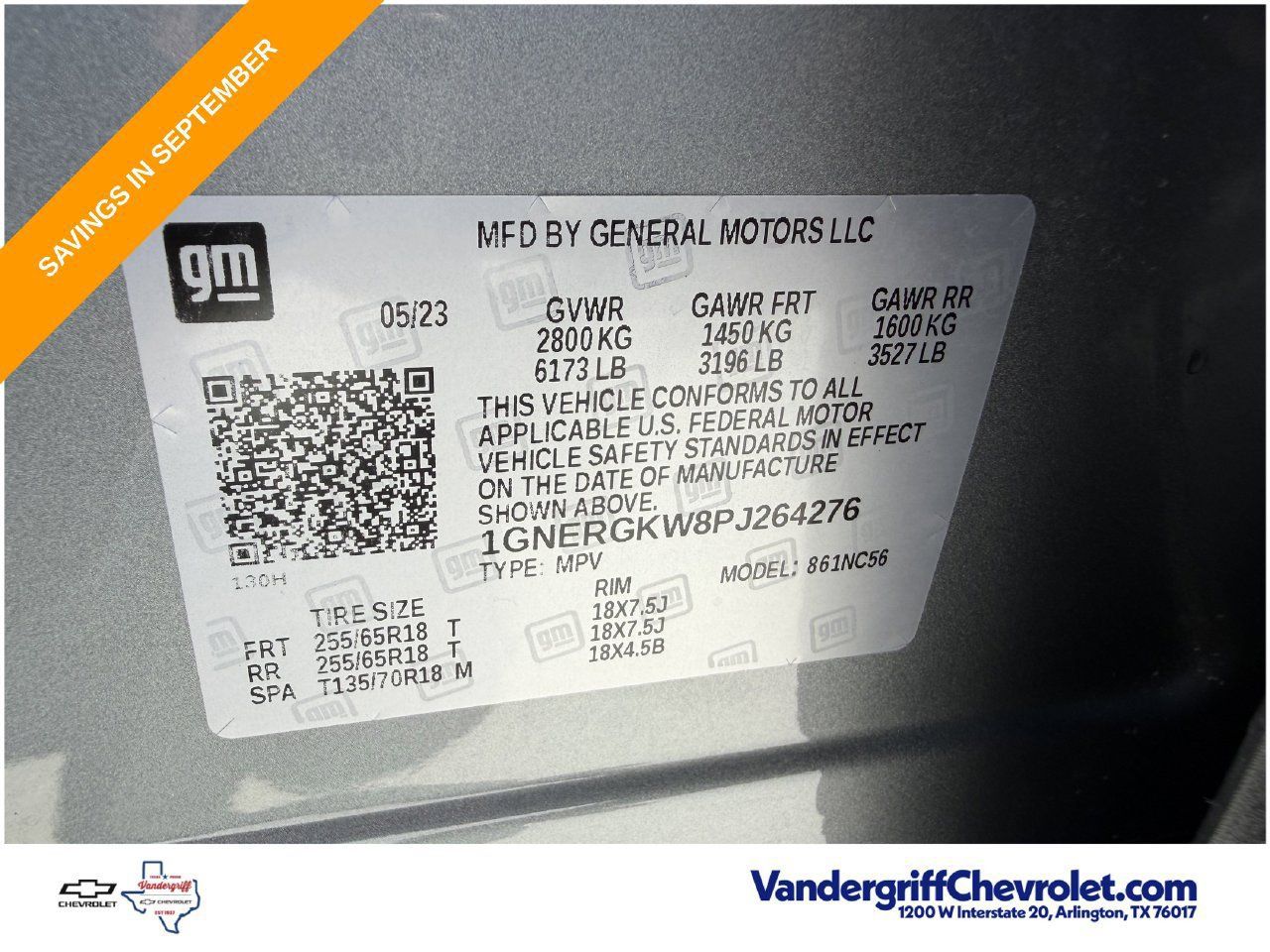 Certified 2023 Chevrolet Traverse LT FWD image 42