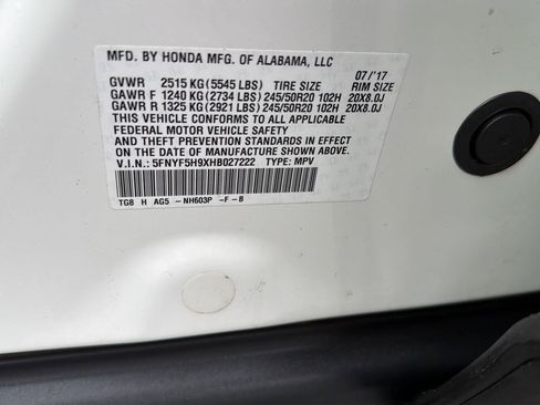 Used 2017 Honda Pilot Touring image 44