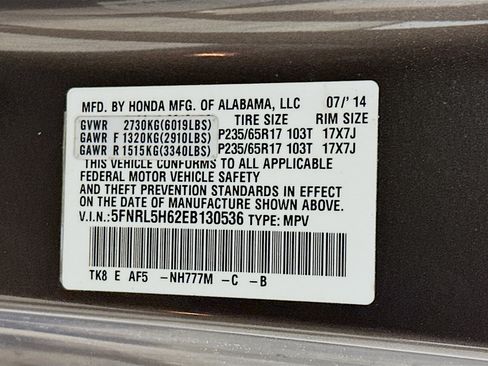 Used 2014 Honda Odyssey EX-L image 12
