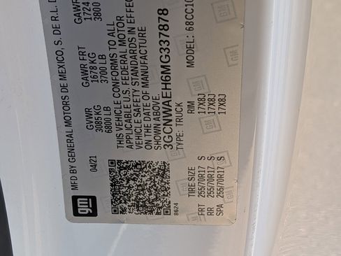 Certified 2021 Chevrolet Silverado 1500 W/T w/ WT Fleet Convenience Package image 33