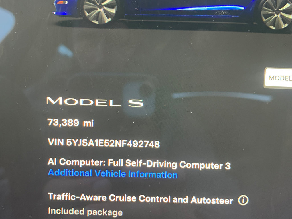 Used 2022 Tesla Model S AWD/4WD image 2