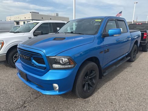 Used 2018 RAM 1500 Sport w/ Hydro Blue Sport Package AWD/4WD image 2