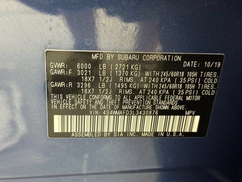 Used 2020 Subaru Ascent Premium w/ Convenience Package AWD/4WD image 29