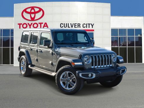 Used 2022 Jeep Wrangler Unlimited Sahara w/ LED Lighting Group image 1