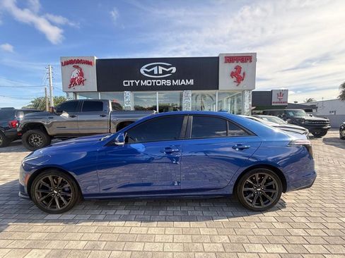 Used 2021 Cadillac CT4 V w/ Technology Package AWD/4WD image 4