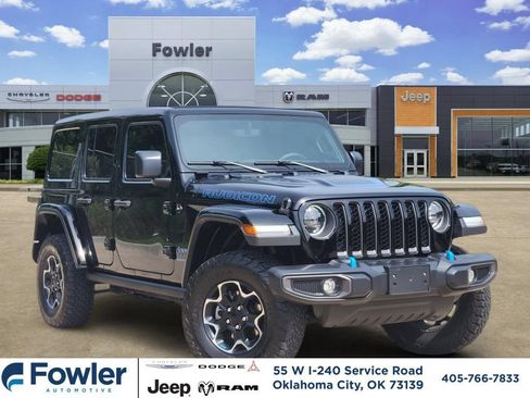 Used 2023 Jeep Wrangler Unlimited Rubicon 4xe AWD/4WD image 1