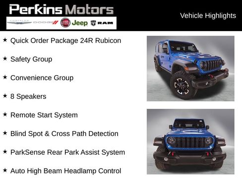 Used 2024 Jeep Wrangler Unlimited Rubicon w/ Safety Group image 2