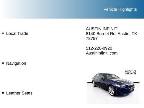Used 2012 BMW 535i Sedan RWD image 10