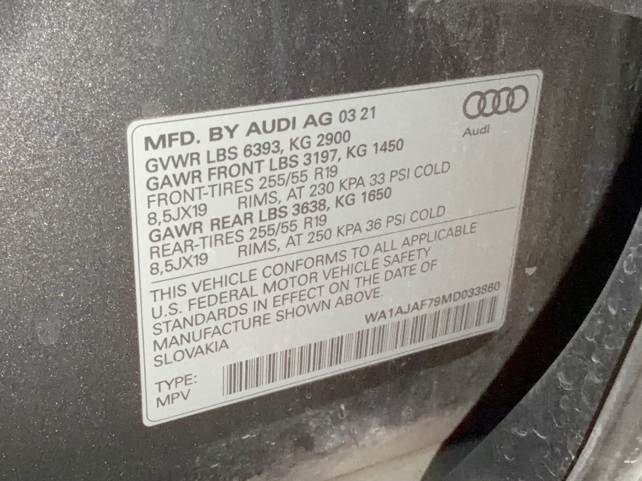Used 2021 Audi Q7 2.0T Premium w/ Convenience Package AWD/4WD image 31