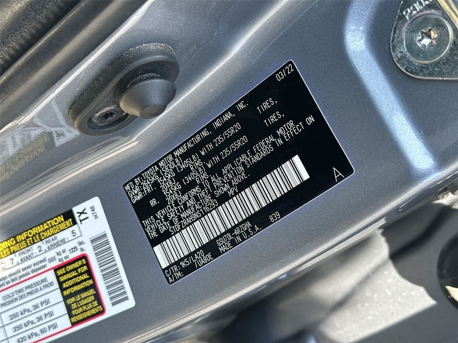 Used 2022 Toyota Highlander Platinum FWD image 23