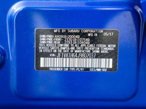 Used 2018 Subaru WRX Limited image 40