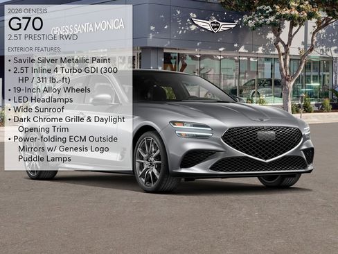 New 2026 Genesis G70 2.5T Prestige image 3