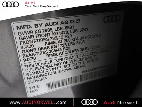 Certified 2023 Audi Q7 3.0T Premium AWD/4WD image 3