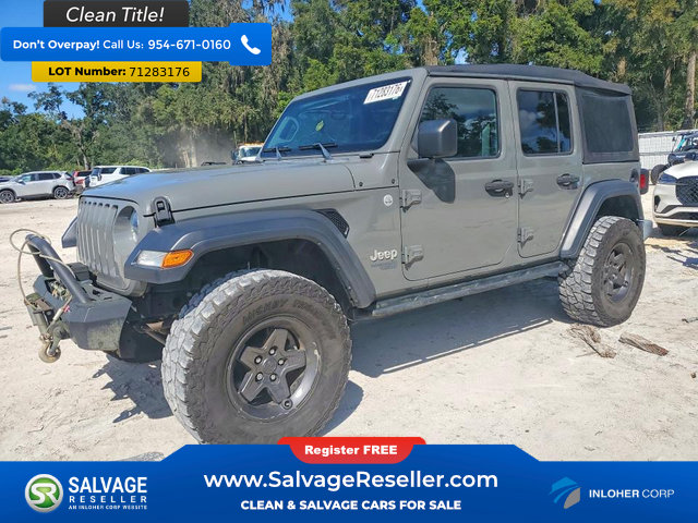 Used 2019 Jeep Wrangler Unlimited Sport AWD/4WD image 1