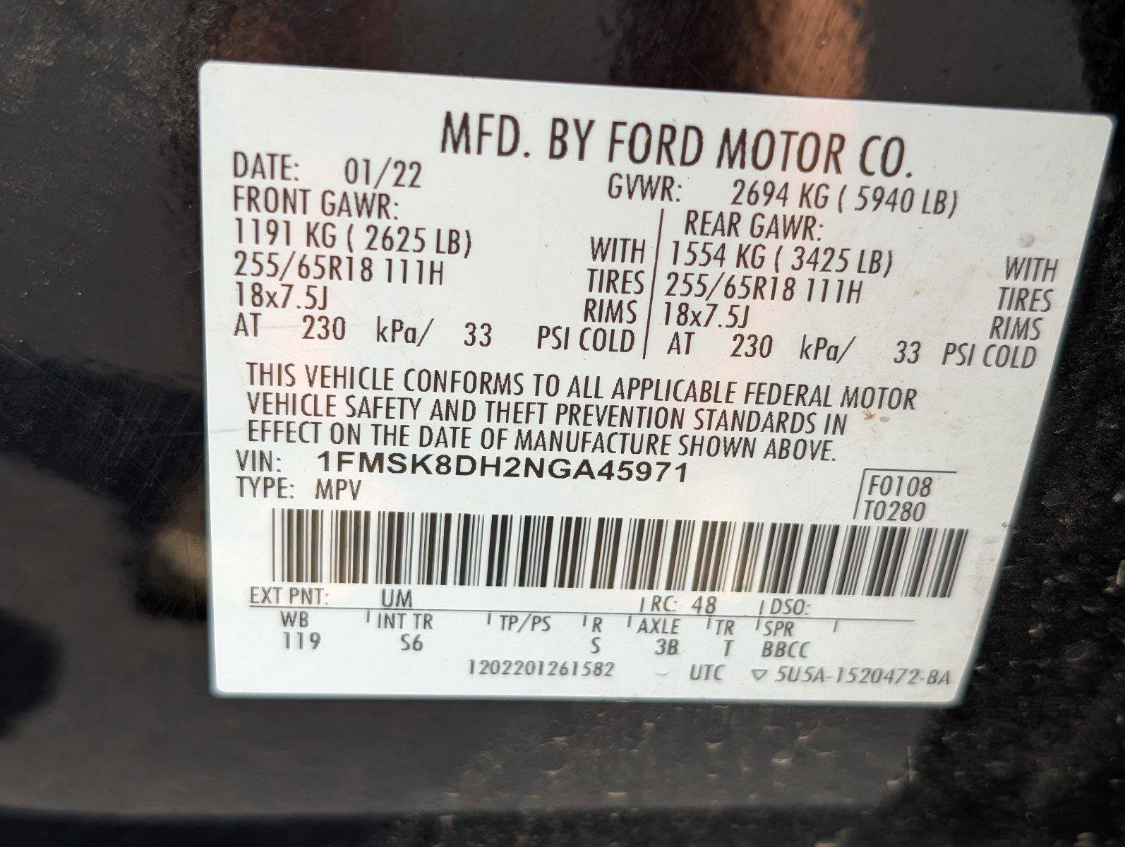 Used 2022 Ford Explorer XLT w/ Equipment Group 202A AWD/4WD image 36