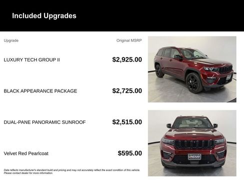 Certified 2025 Jeep Grand Cherokee Limited w/ Luxury Tech Group II AWD/4WD image 11