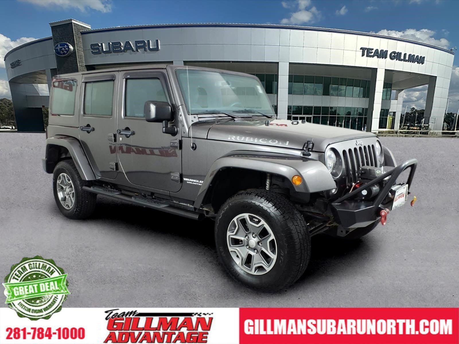 Used 2017 Jeep Wrangler Unlimited Rubicon w/ Connectivity Group AWD/4WD image 1