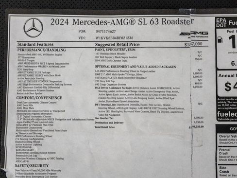 Used 2024 Mercedes-Benz SL 63 AMG 4MATIC image 25