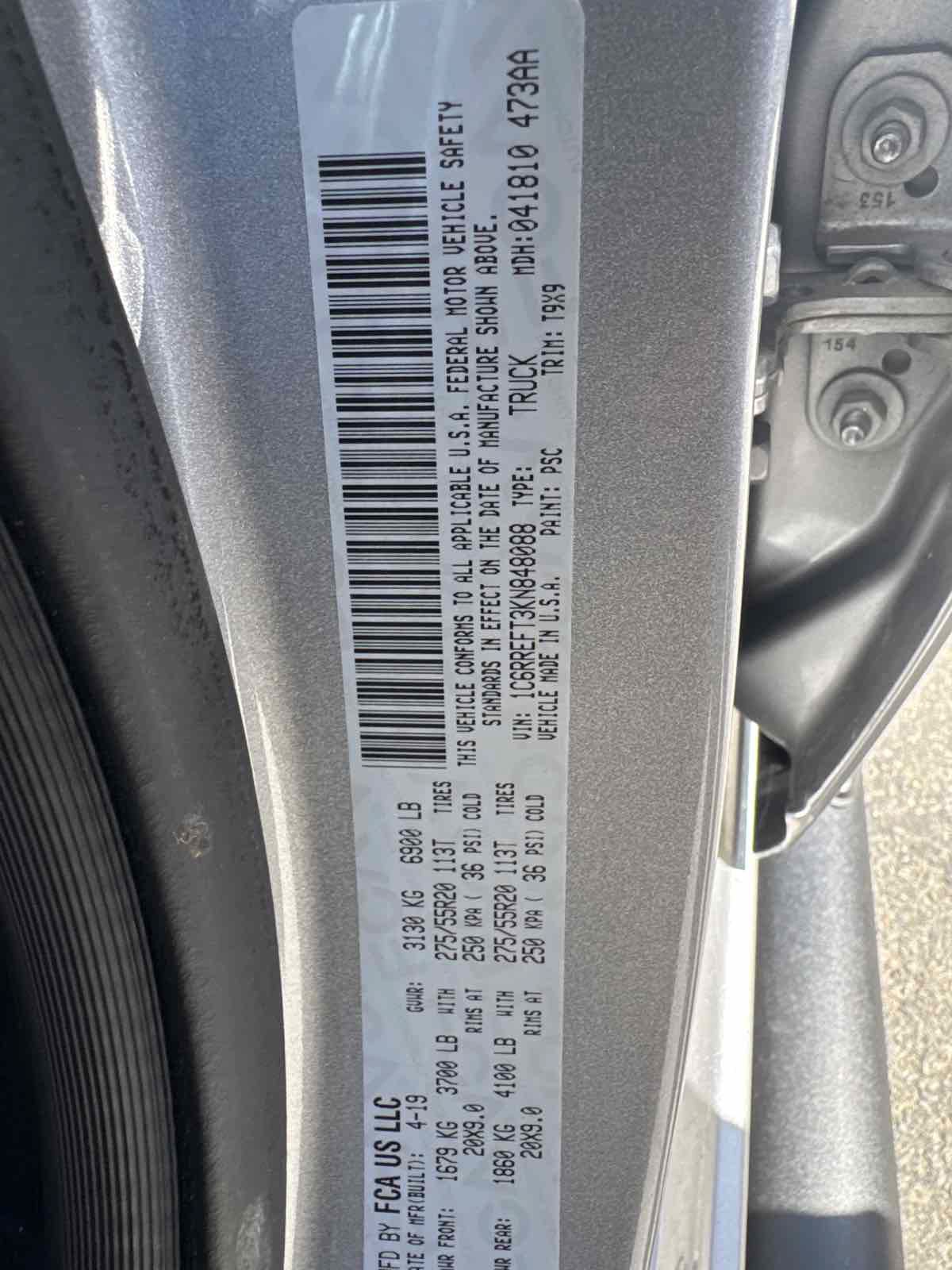 Used 2019 RAM 1500 Big Horn RWD image 14