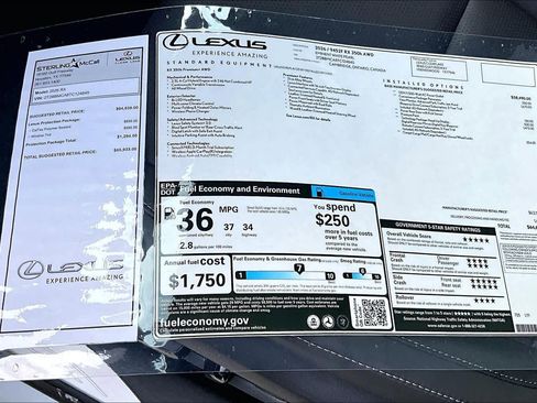 New 2026 Lexus RX 350 image 21