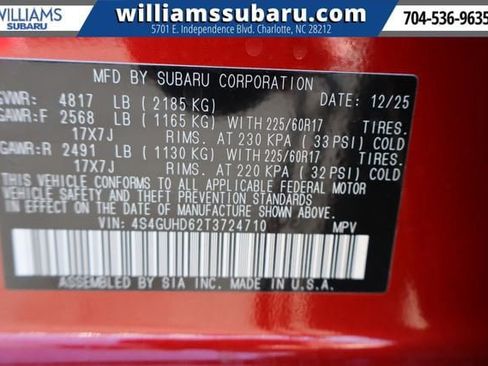 New 2026 Subaru Crosstrek 2.0i Premium image 23