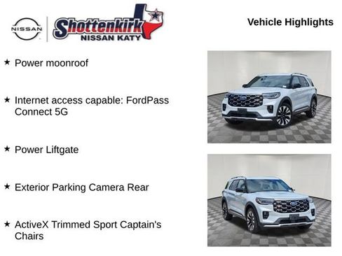 Used 2025 Ford Explorer Platinum w/ LUX Leather Package AWD/4WD image 12