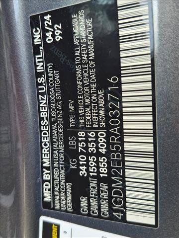 Used 2024 Mercedes-Benz EQS 450+ 4MATIC SUV image 17
