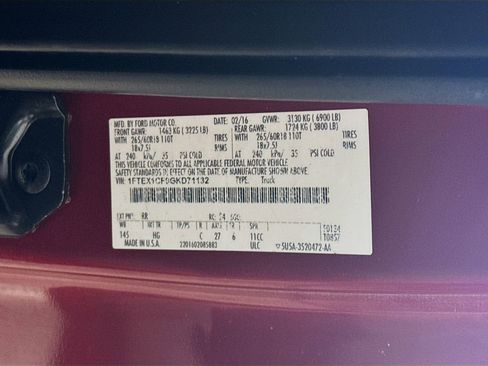 Used 2016 Ford F150 Lariat RWD image 30