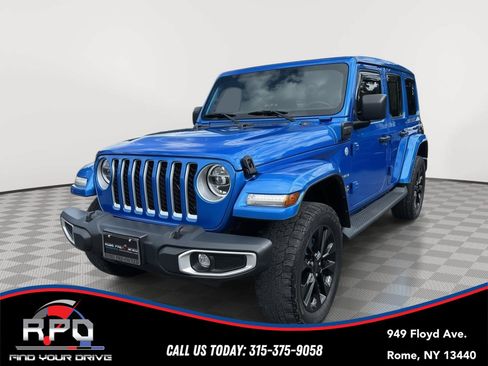 Used 2021 Jeep Wrangler Unlimited Sahara w/ Cold Weather Group AWD/4WD image 1
