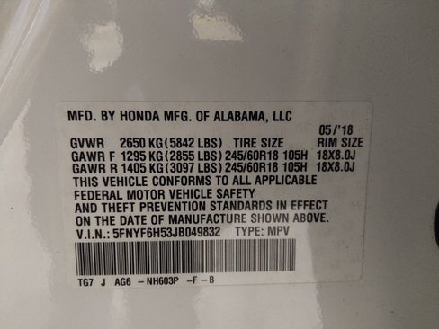 Used 2018 Honda Pilot EX-L image 33