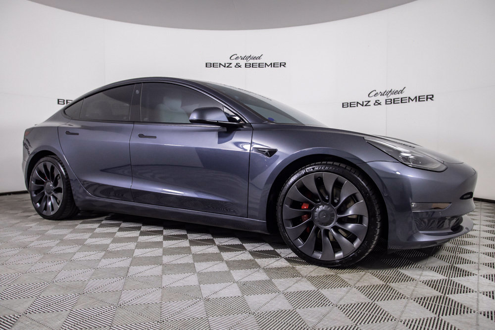 Used 2021 Tesla Model 3 Performance AWD/4WD image 2